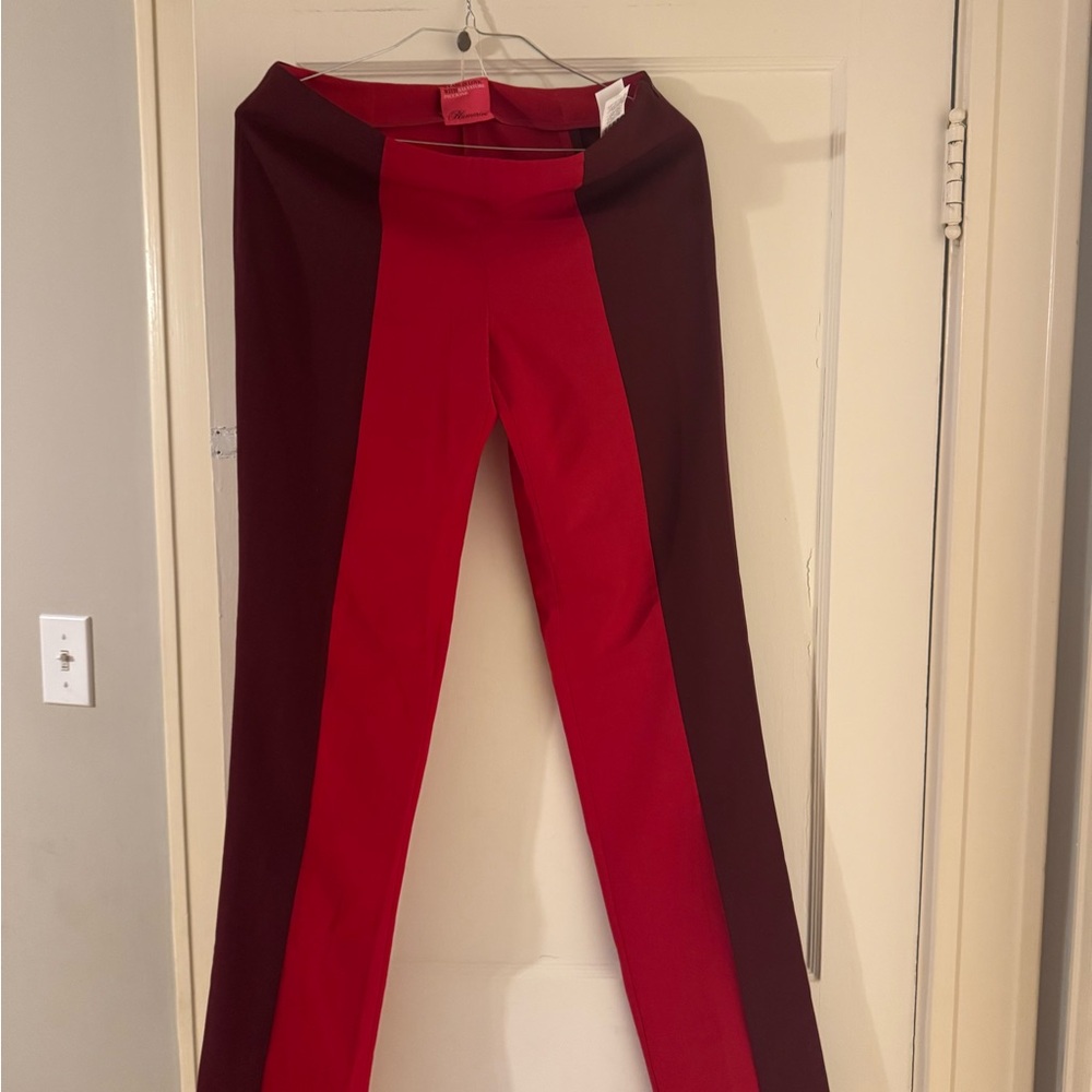 Blumarine Red Straight Leg Pants - NWT, MRSP $541!